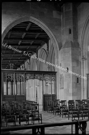 VIEW OF CHURCH FROM S.E. CHAPEL